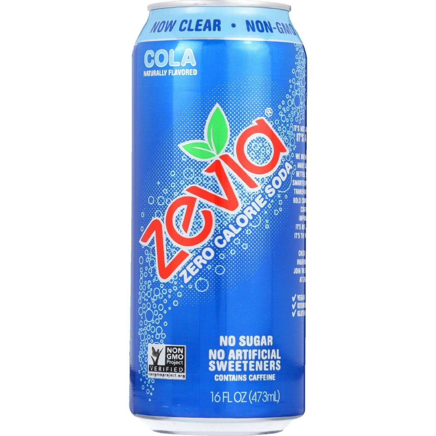Zevia Zero Calorie Soda - 16 fl oz can