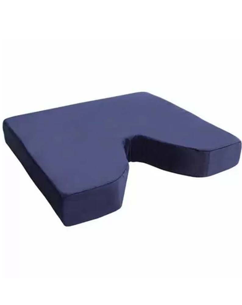 Essential Medical Coccyx Cushion - Navy, 46cm X 41cm X 7.6cm
