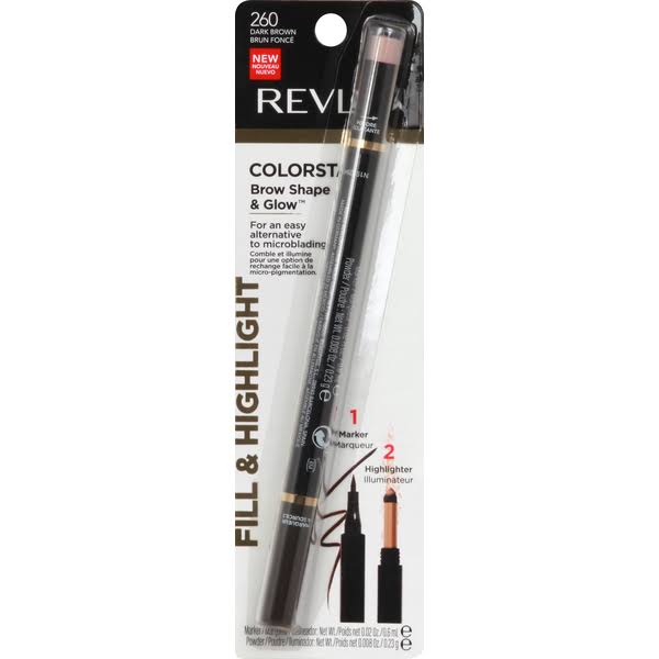 Revlon Colorstay Shape and Glow Brow Pencil - Dark Brown