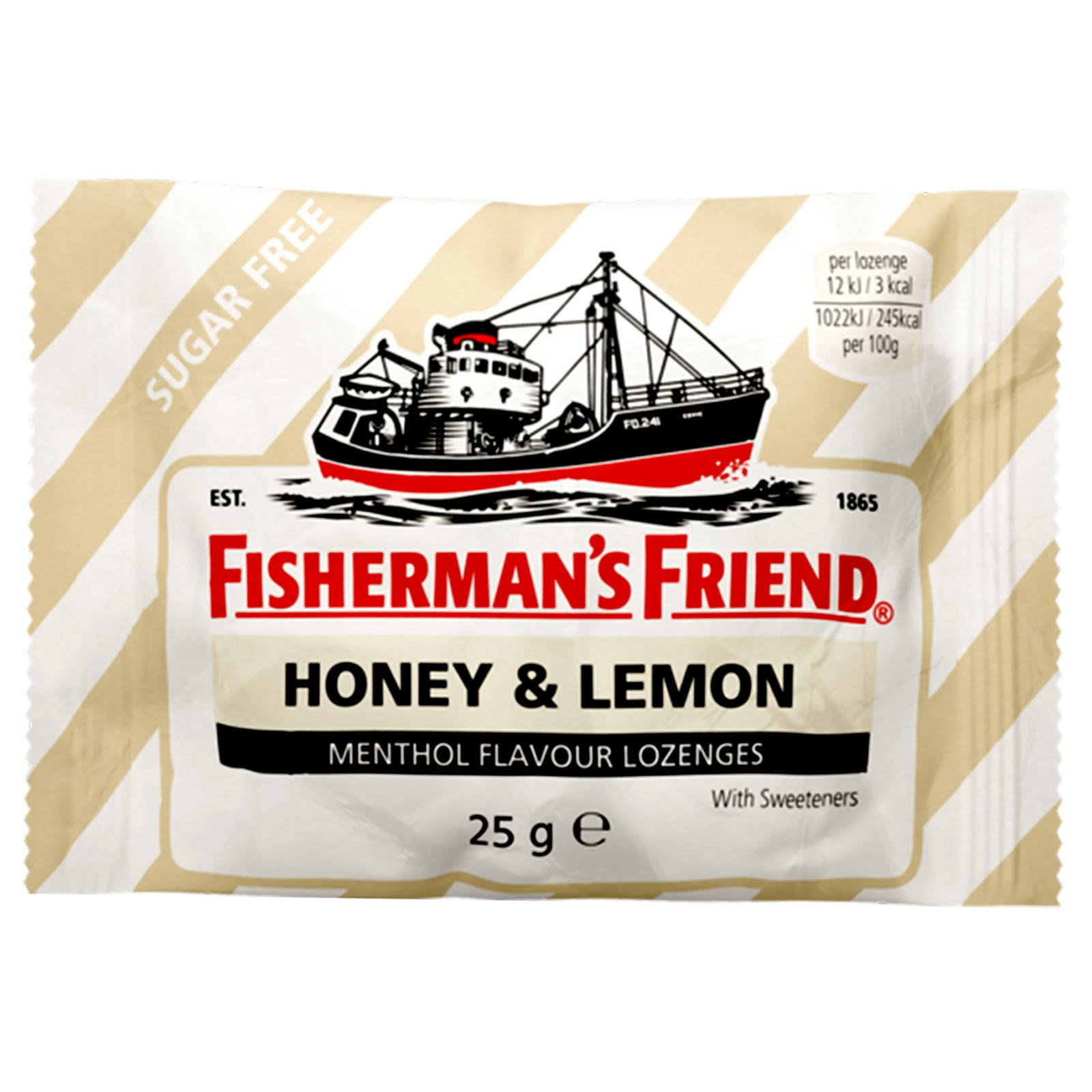 Fisherman's Friend Honey & Lemon S/Free 25GPack of 2
