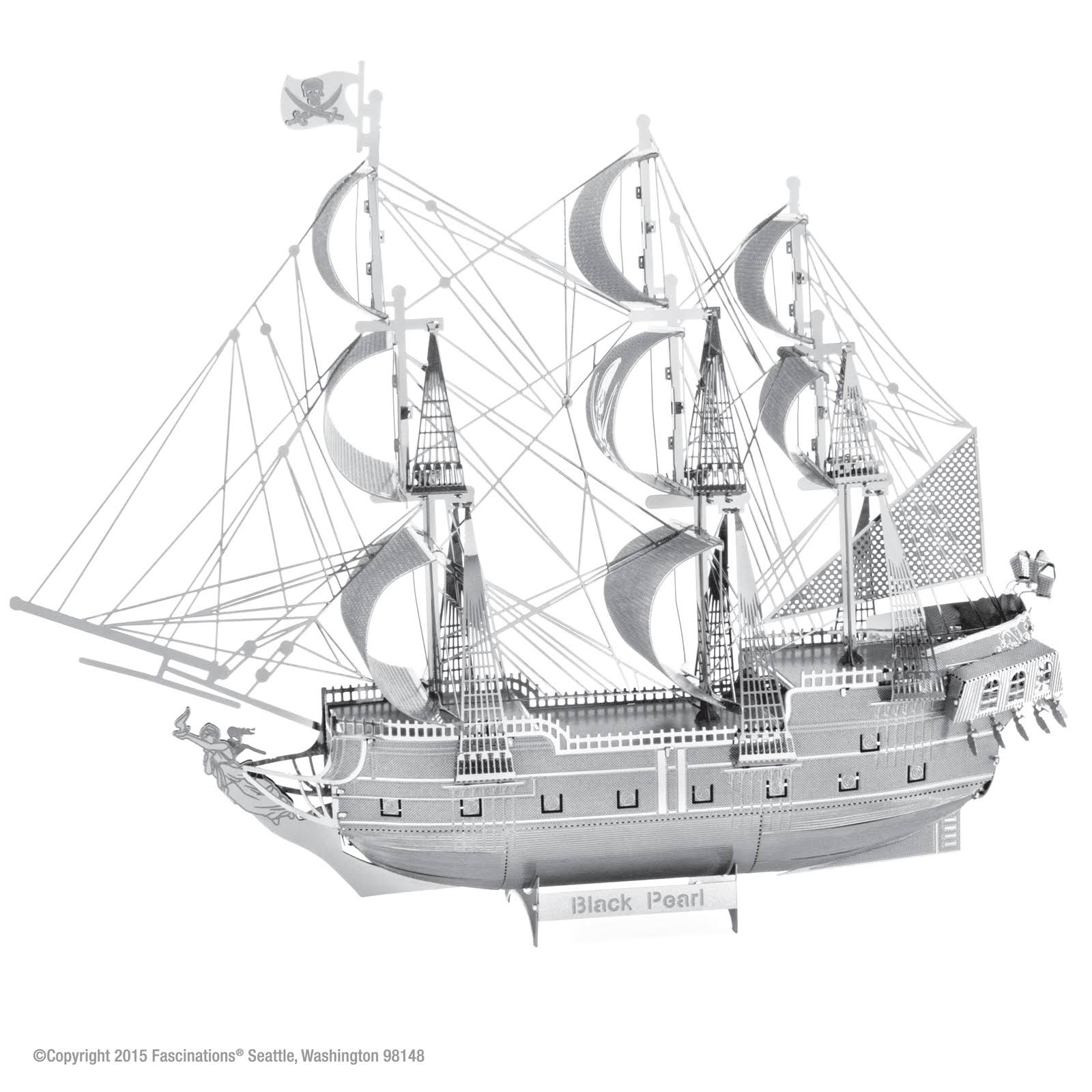 Iconx 3D Metal Model Kits - Black Pearl Ship