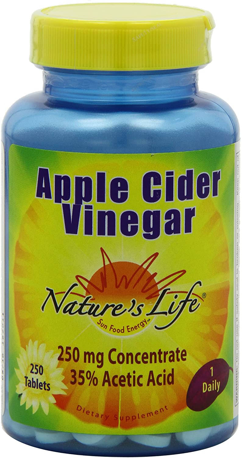 Nature's Life Apple Cider Vinegar - 250 Tablets