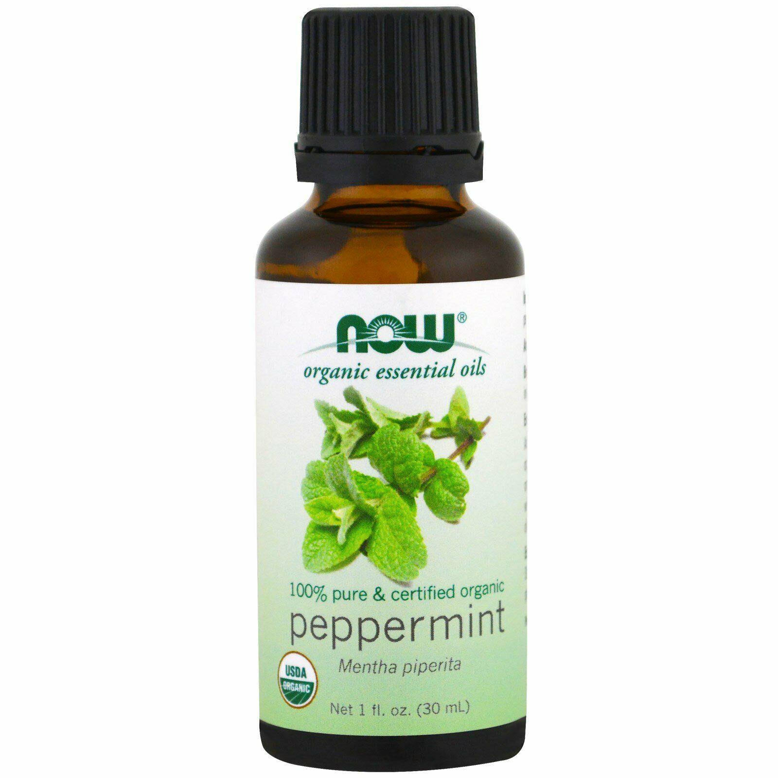 Now Organic Essential Oils - Peppermint, 30ml