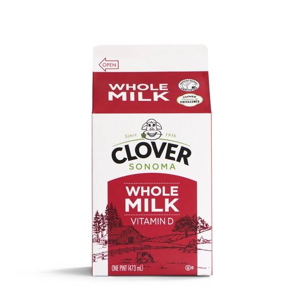 Clover Stornetta Vitamin D Milk - 1 Pint