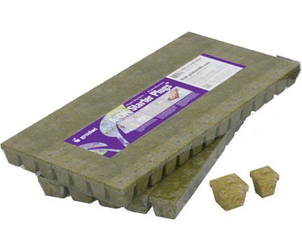 Grodan Stonewool Cubes A-ok Starter Plugs - 1.5" X 1.5", Sheet of 98