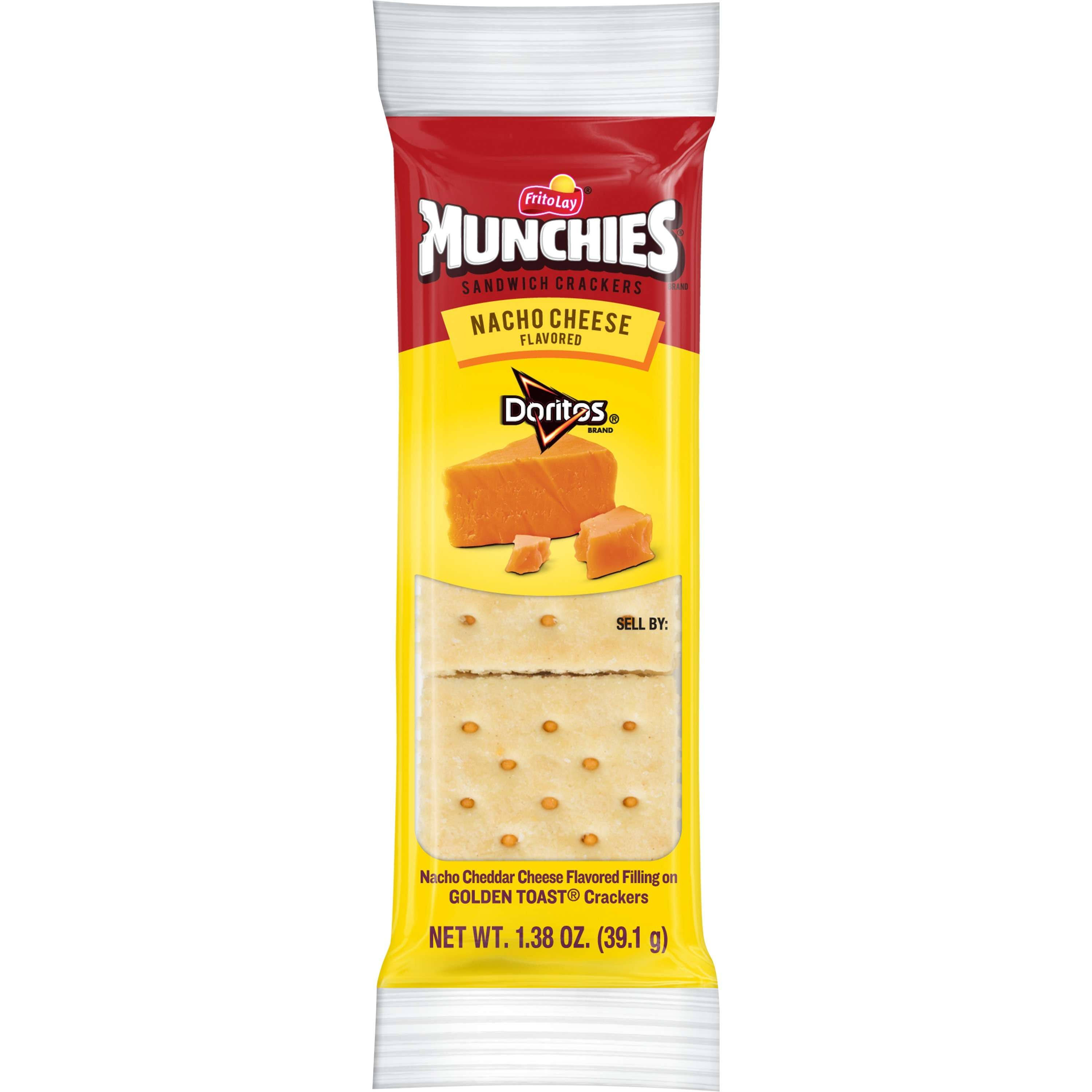Munchies Sandwich Crackers - Nacho Cheese, 1.38oz