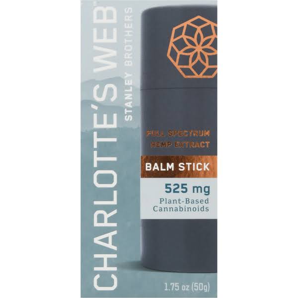 Charlotte's Web Balm Stick, Hemp Extract, 525 mg - 1.75 oz