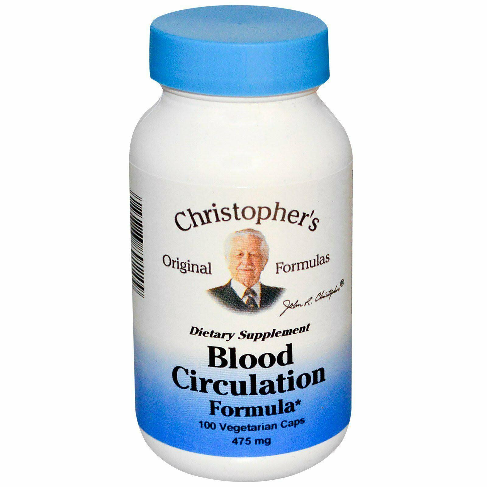 Dr. Christopher Blood Circulation Formula Supplement - 100 Count