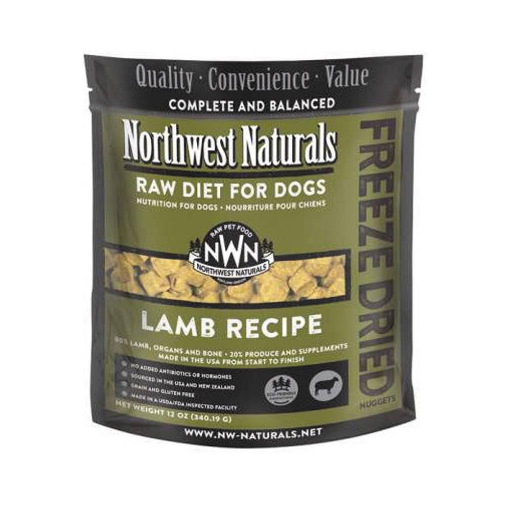 Northwest Naturals Freeze Dried Lamb Dog Food, 12 oz