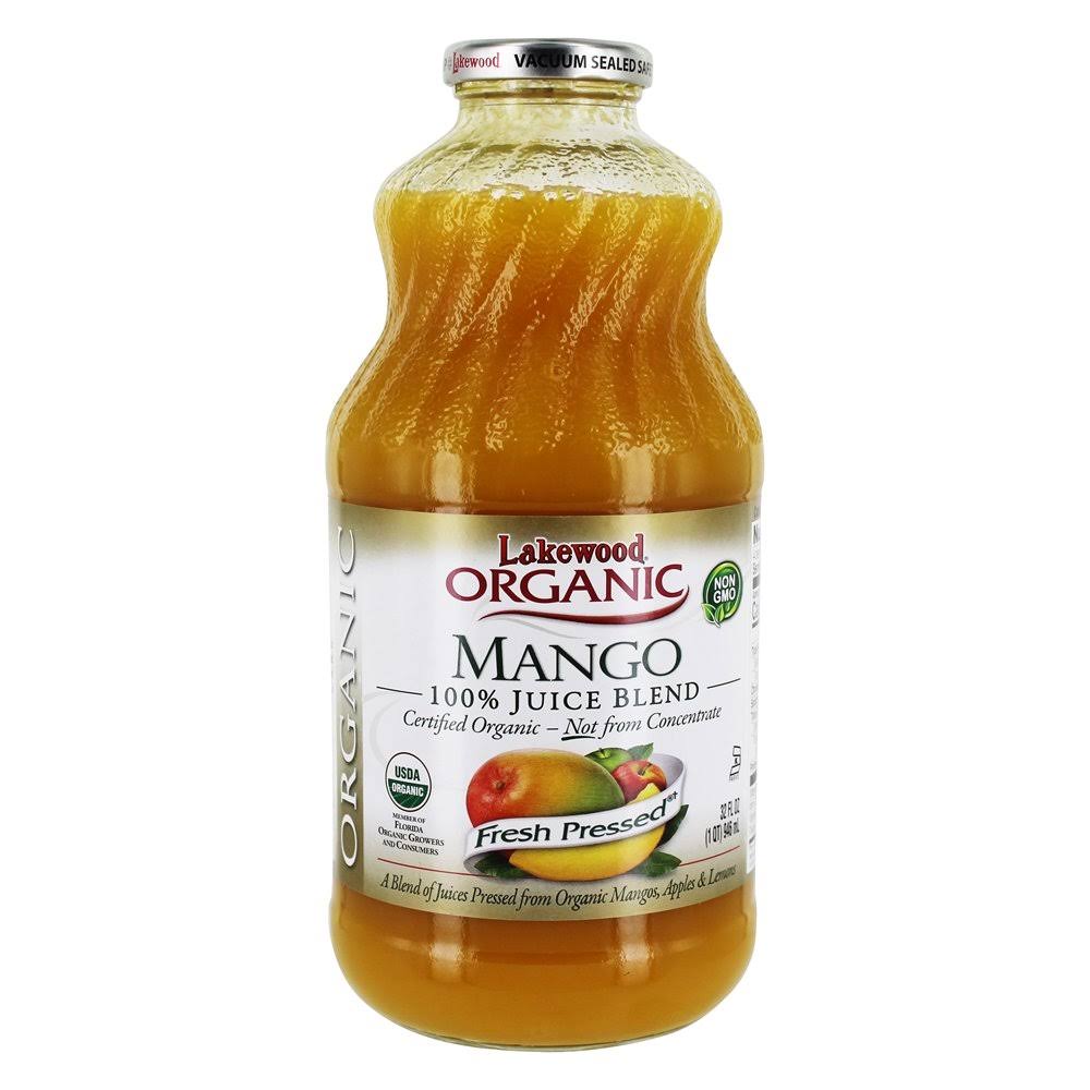Lakewood Juice Mango Organic, 32 oz