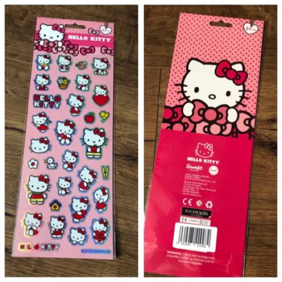 Hello Kitty Office | Hello Kitty-Nwt A Foot of Stickers! | Color: Pink/Red | Size: Os | Pm-12128602's Closet