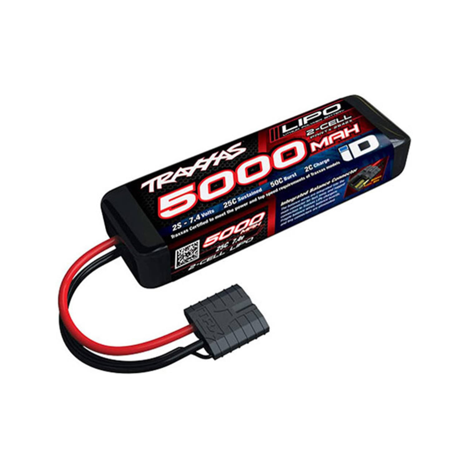 Traxxas 2842X - 5000mAh 7.4V 2-Cell 25C Lipo Battery