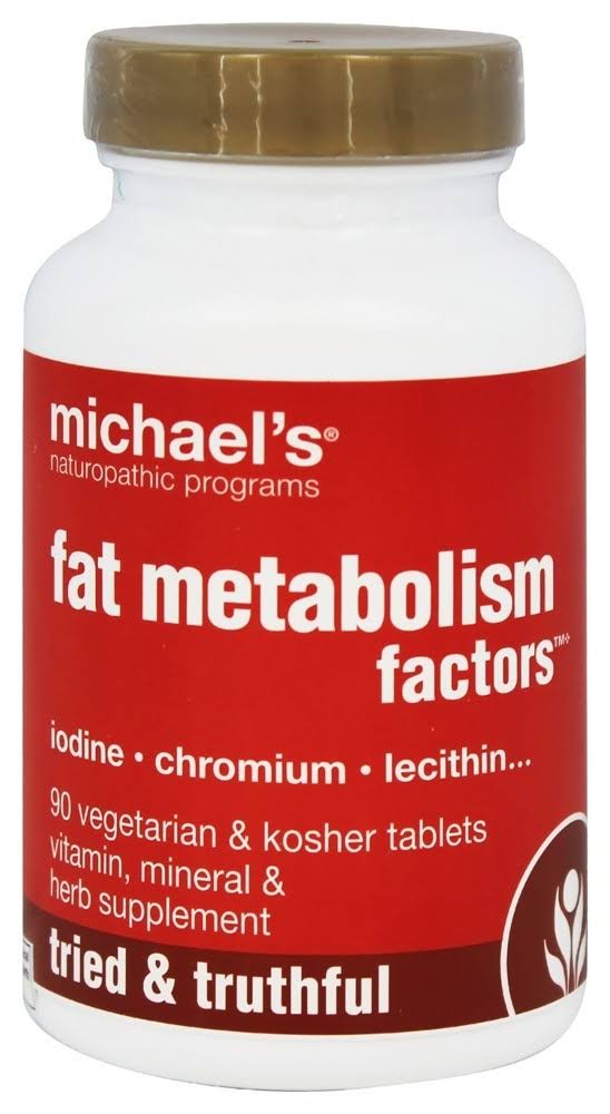 Michael's Naturopathic Progams Fat Metabolism Factors Supplements - 90 Tablets