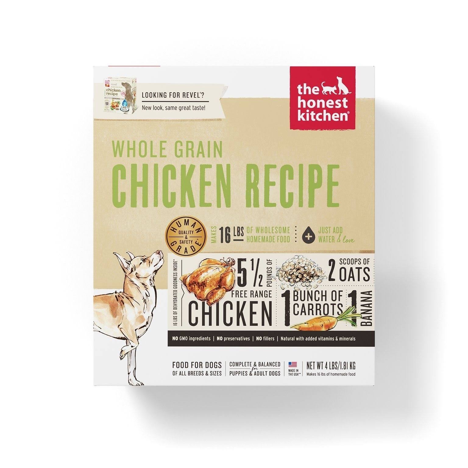 The Honest Kitchen Revel Dehydrated Dog Food - 4lb, Chicken