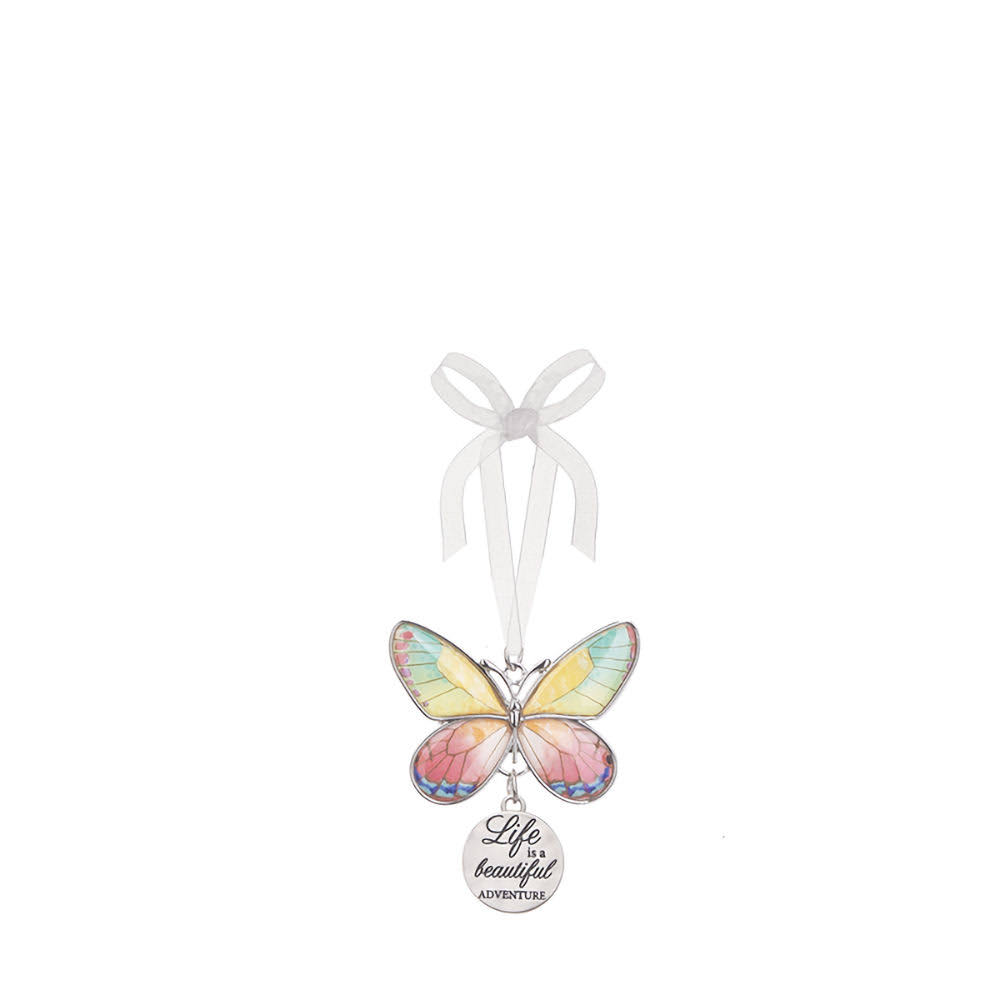Ganz E7 Home Decor Christmas Spring Blissful Journey Butterfly Ornament - Life is a Adventure