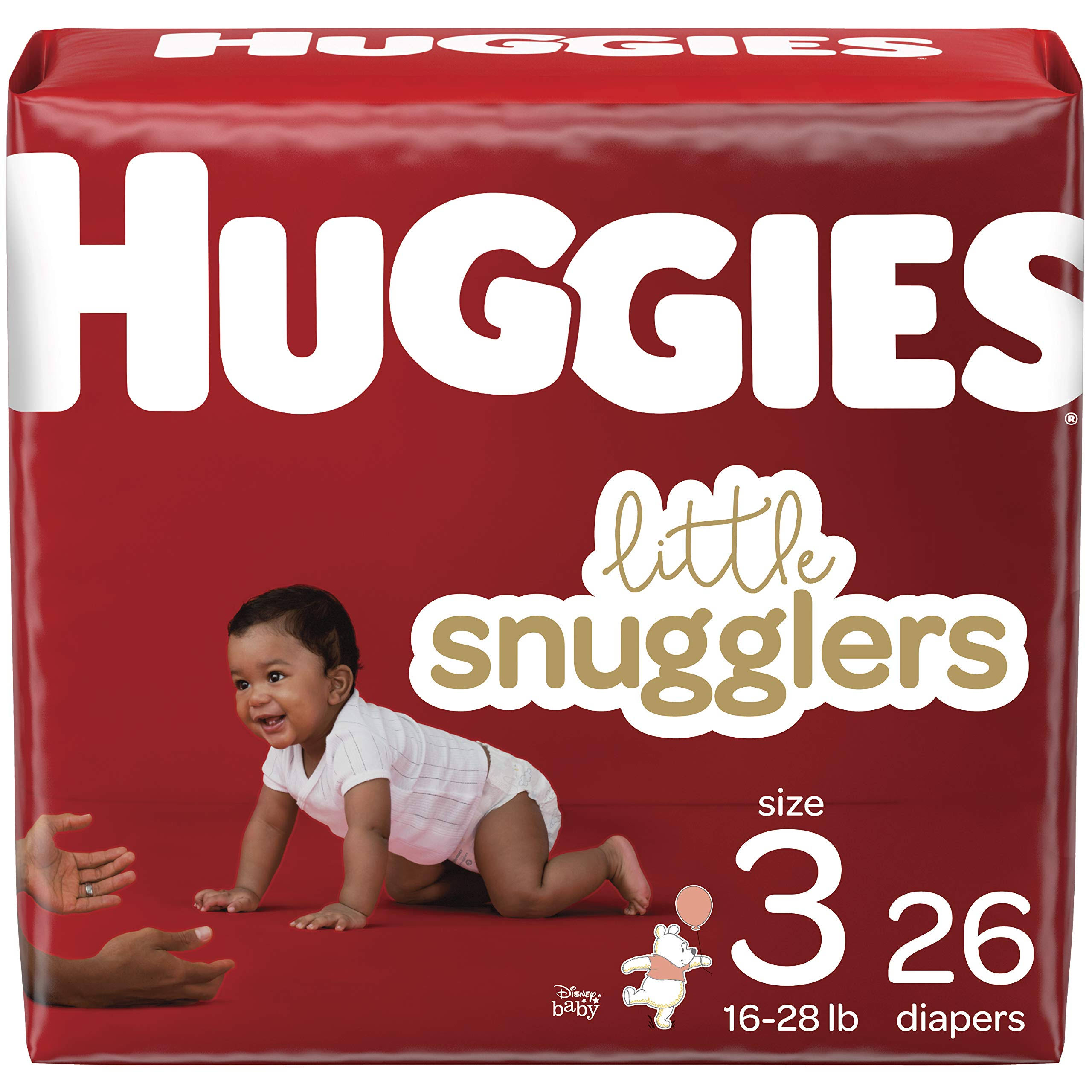 Huggies Little Snugglers Diapers, Disney Baby, 3 (16-28 lb) - 26 diapers