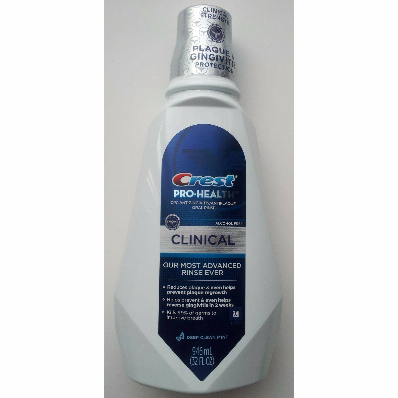 Crest Pro-Health Clinical Rinse - Deep Clean Mint, 946ml