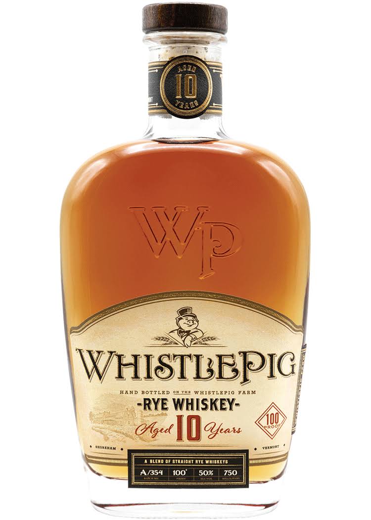 WhistlePig 10 Year Straight Rye Whiskey 50ml
