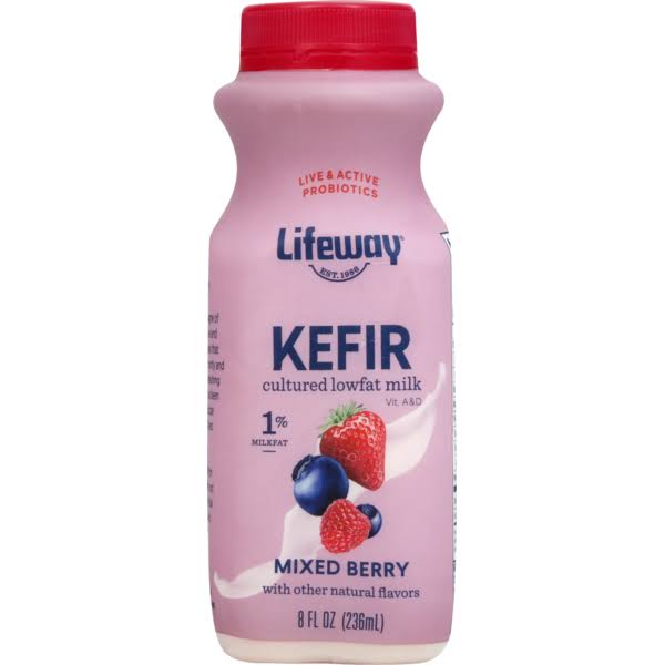Lifeway Kefir Cultured Lowfat Milk Smoothie - Mixed Berry
