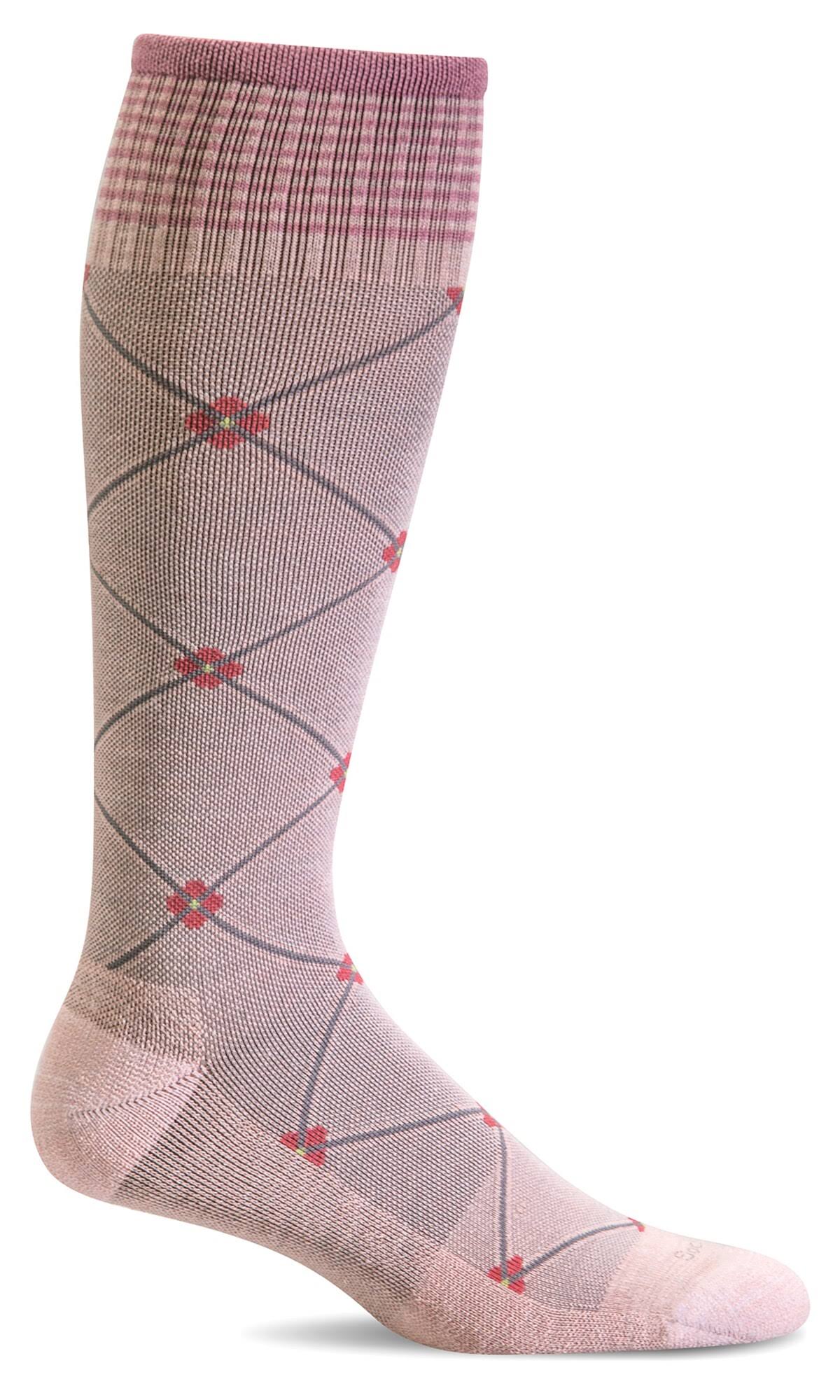 Sockwell Women's Elevation Firm Compression Socks M/L / Rose