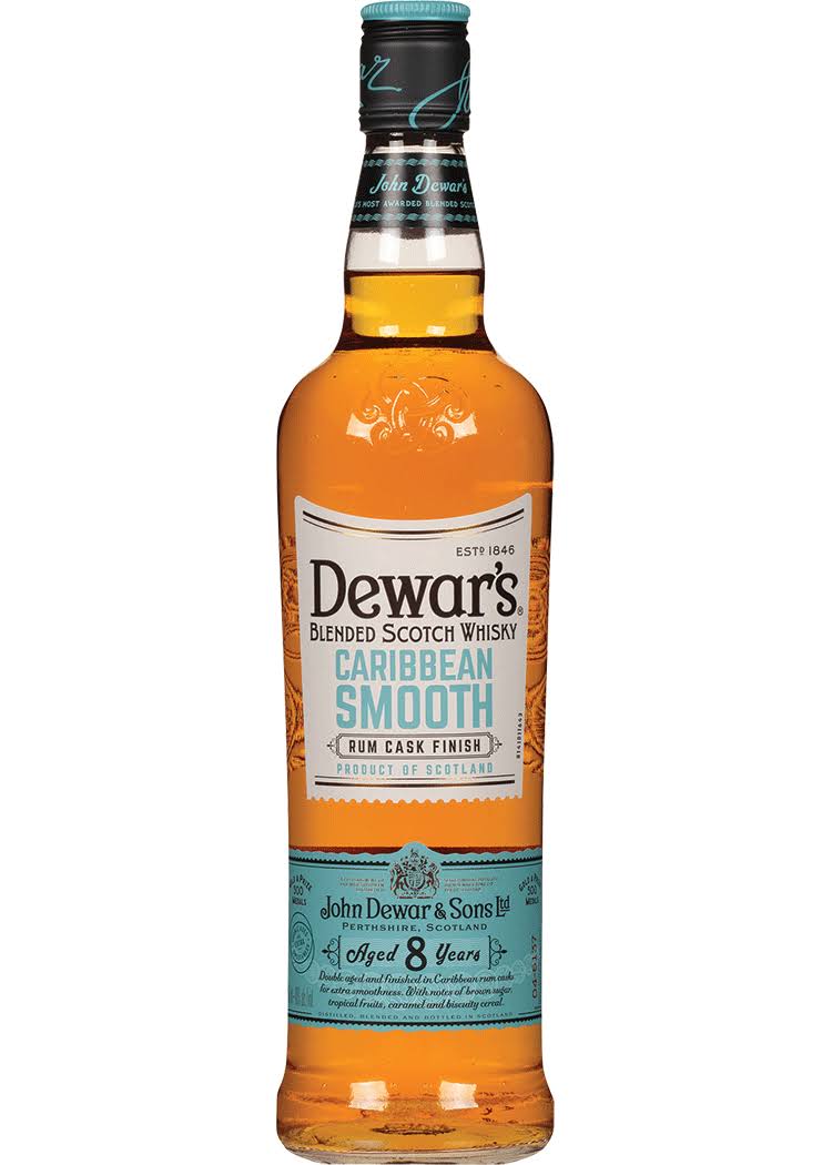 Dewar's Caribbean Rum Cask Finish 8 Year Blended Scotch Whisky 750ml