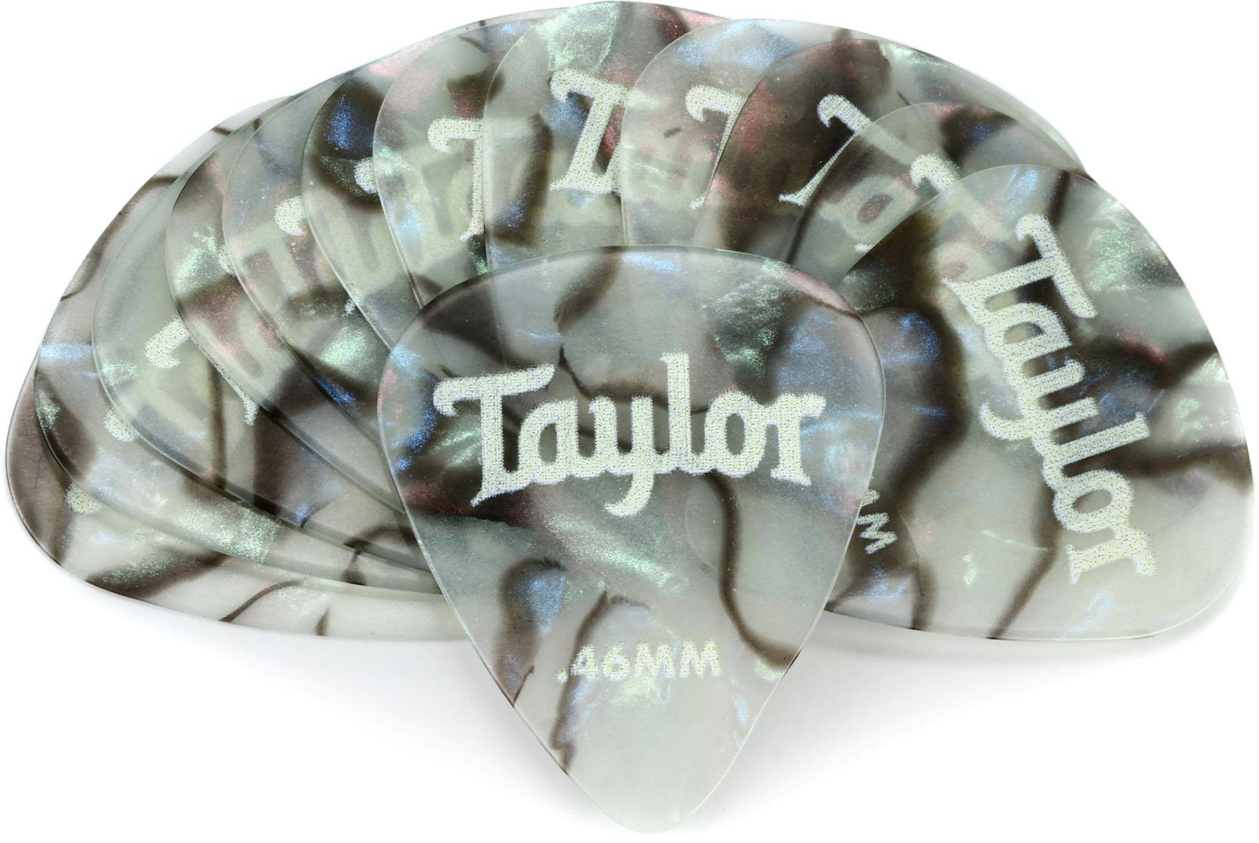 Taylor Celluloid 351 Picks 0.46 Abalone, 12-Pack - Set of Picks