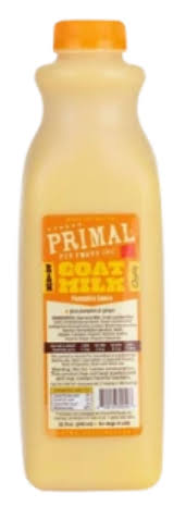 Primal Raw Frozen Pumpkin Goat Milk 32 oz