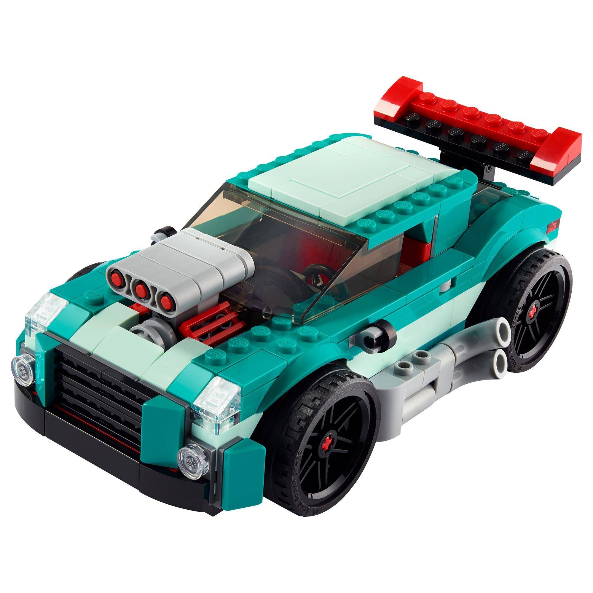 LEGO Creator: 3in1 Street Racer Model Toy Cars Set (31127)