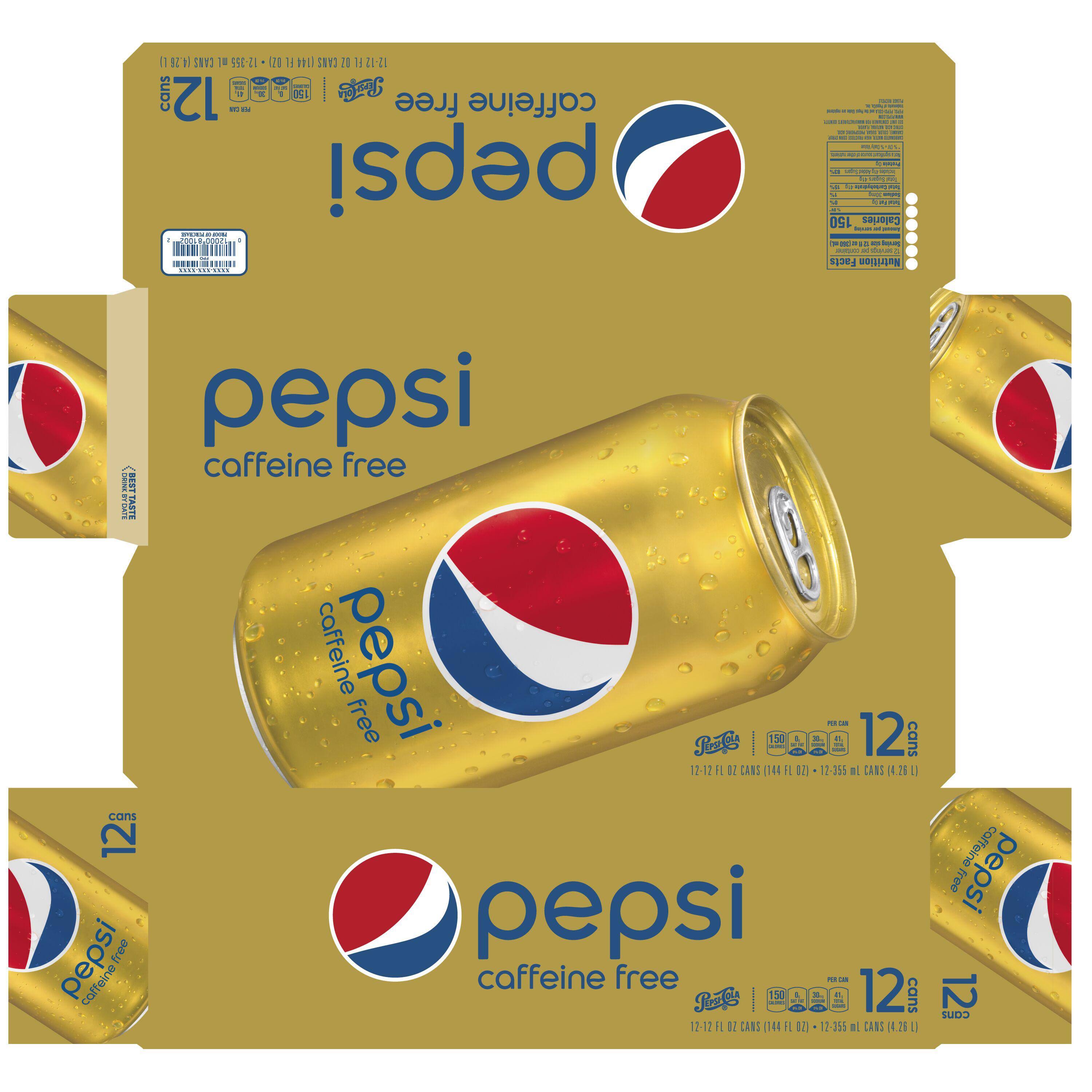 Pepsi Cola - Caffeine Free, 12 Pack