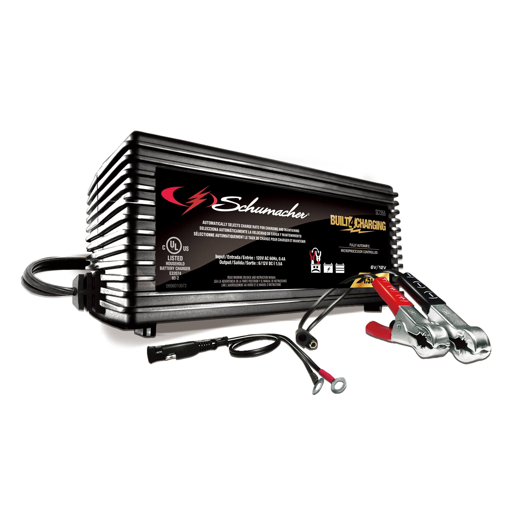 Schumacher Electric Battery Charger - 1.5amp, 12v