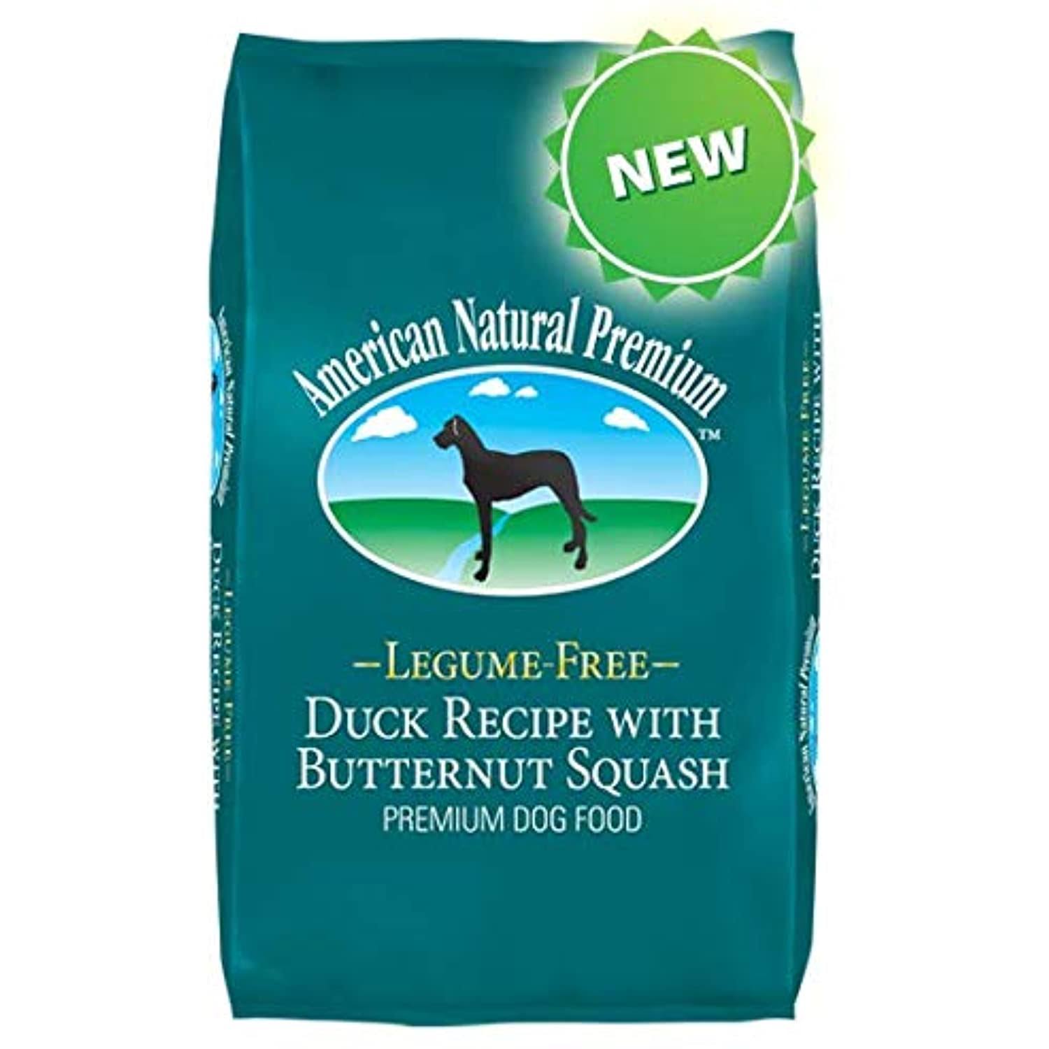 American Natural Premium Dog Food, Duck & Butternut Squash, 33lb
