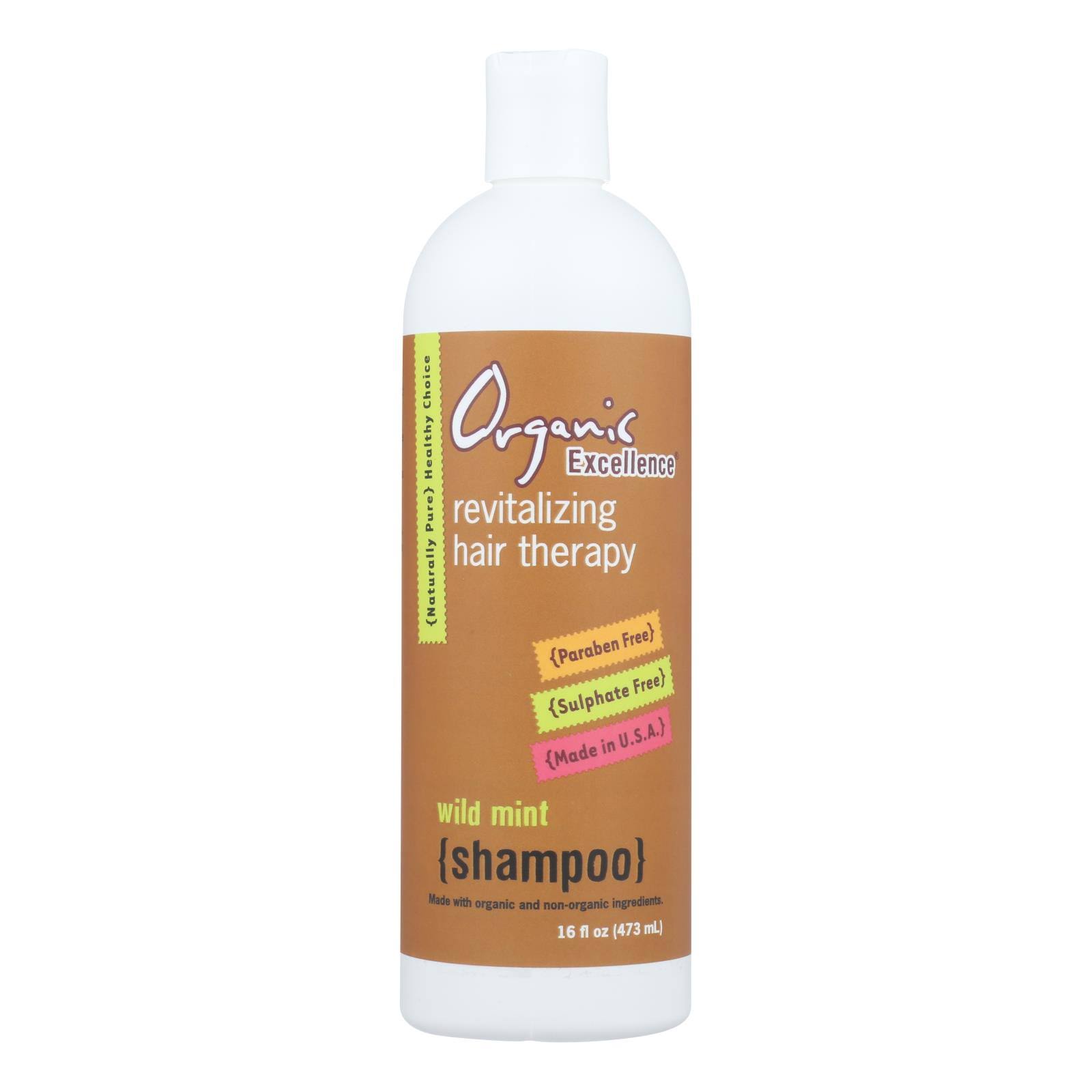 Organic Excellence Shampoo - Mint, 16oz