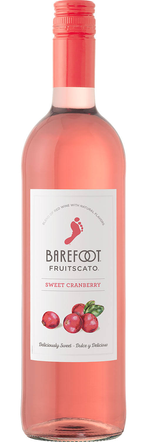 Barefoot Sweet Cranberry Fruitscato 750ml
