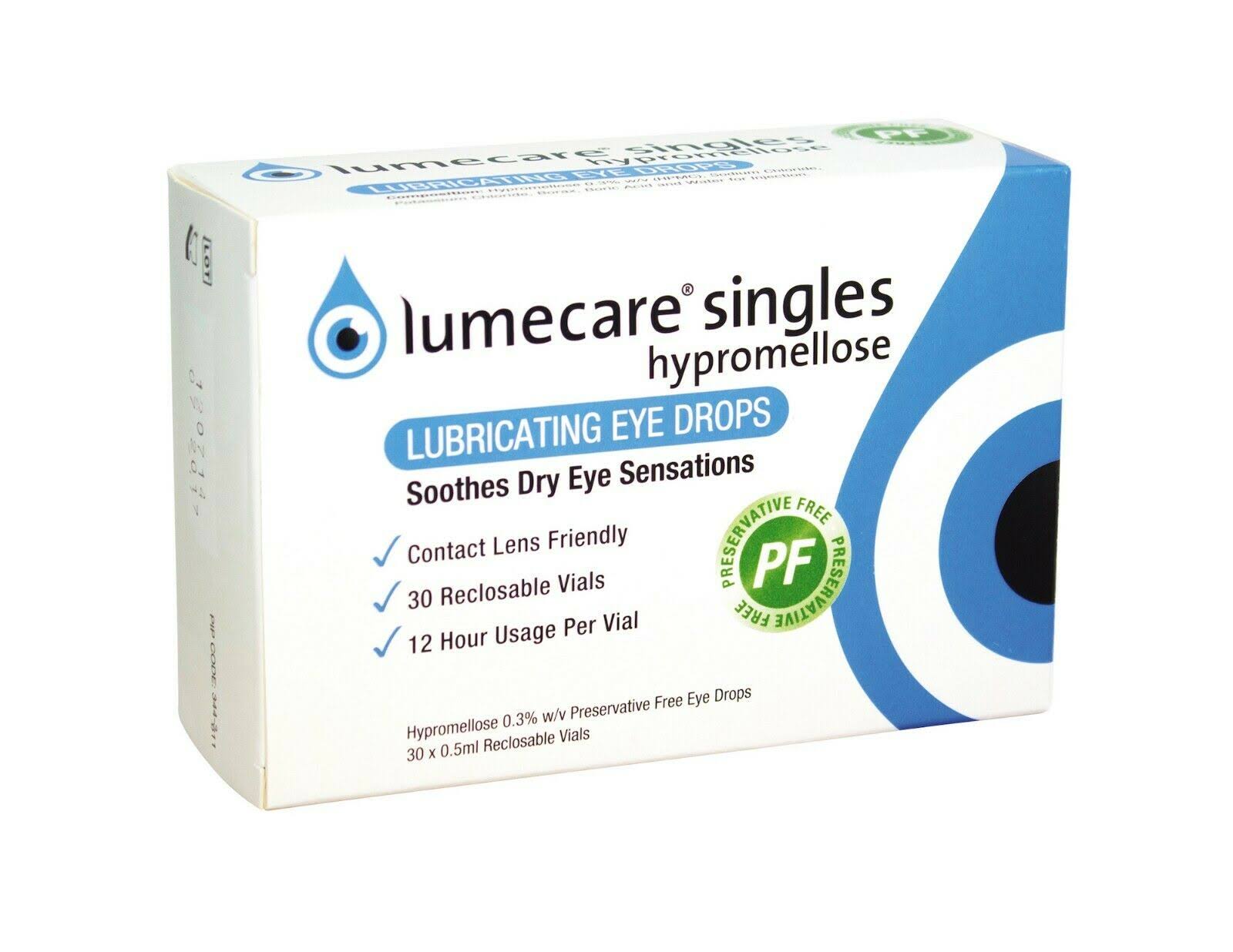 Lumecare Hypromellose 0.3% Eye Drops 30 x 0.5 ml