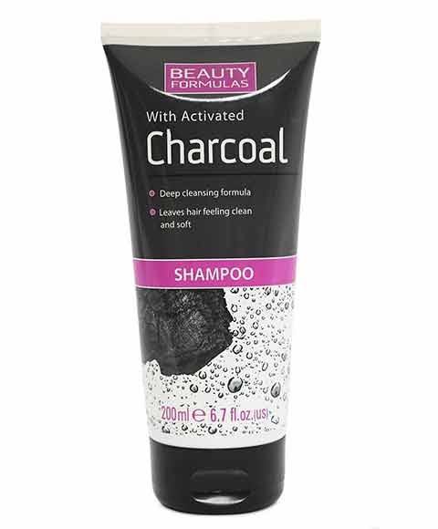Beauty Formulas Shampoo with Activated Charcoal 200ml