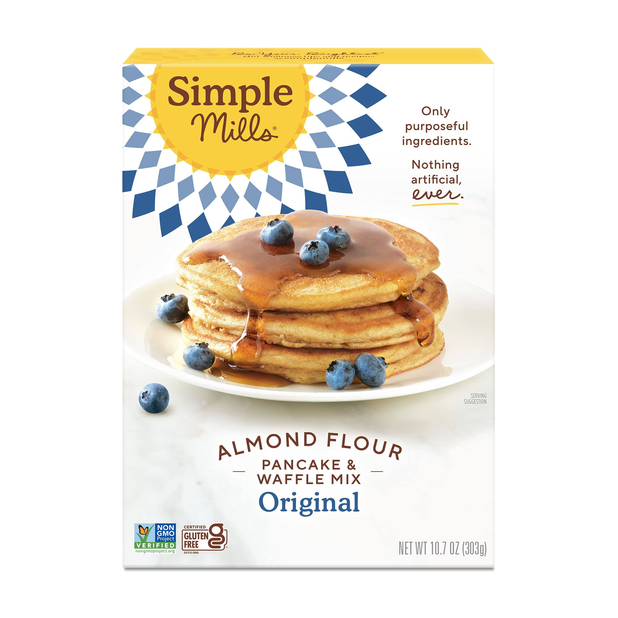 Simple Mills Naturally Gluten Free Pancake & Waffle Mix