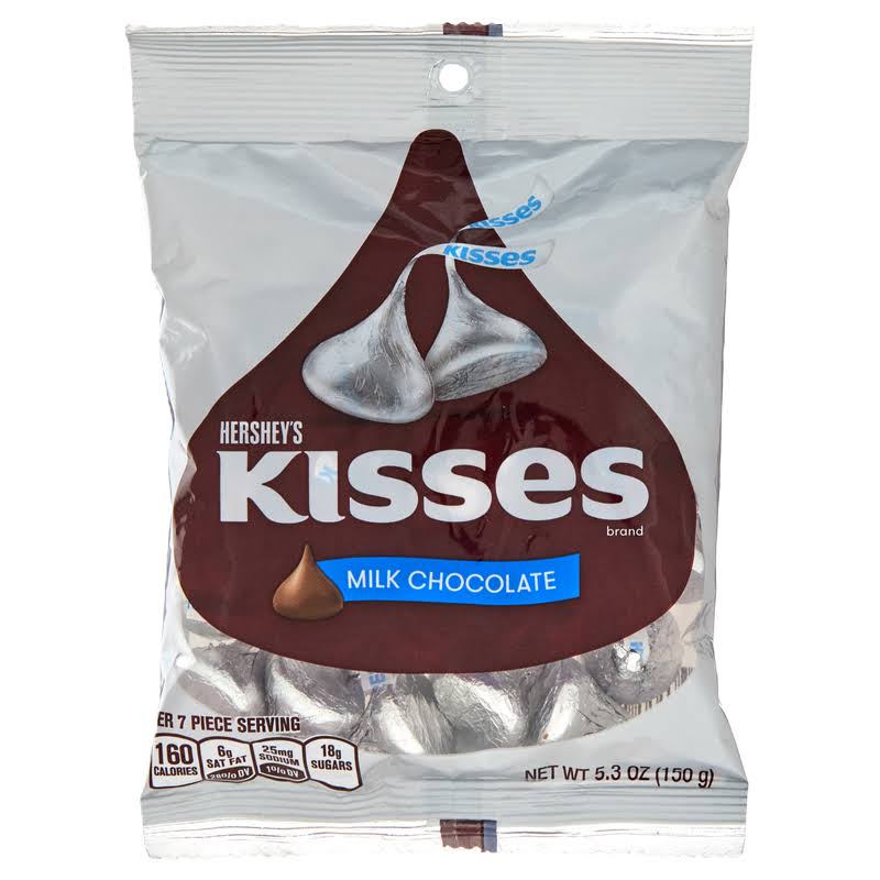 Hersheys Kisses Milk Chocolate - 5.3 oz