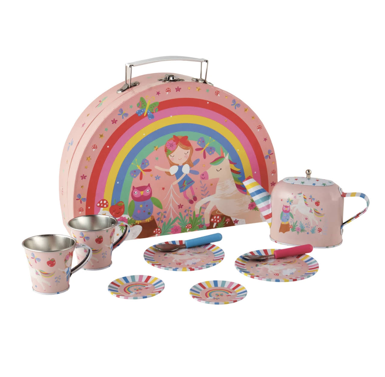 Floss & Rock Tea Set Rainbow Fairy 10pc