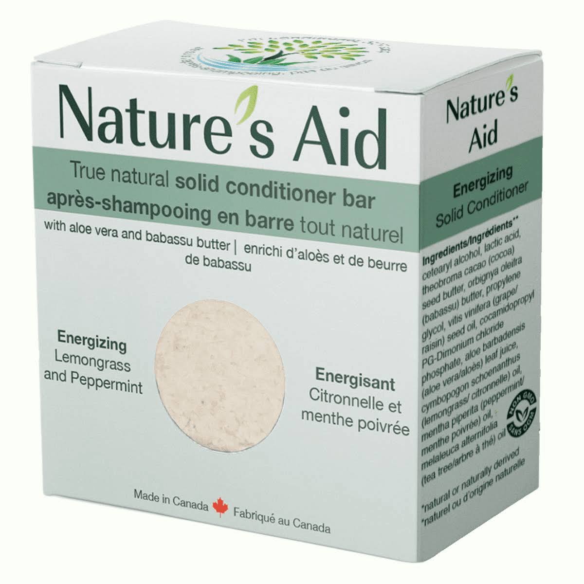 Nature's Aid Conditioner Bar Lemongrass Peppermint 70g