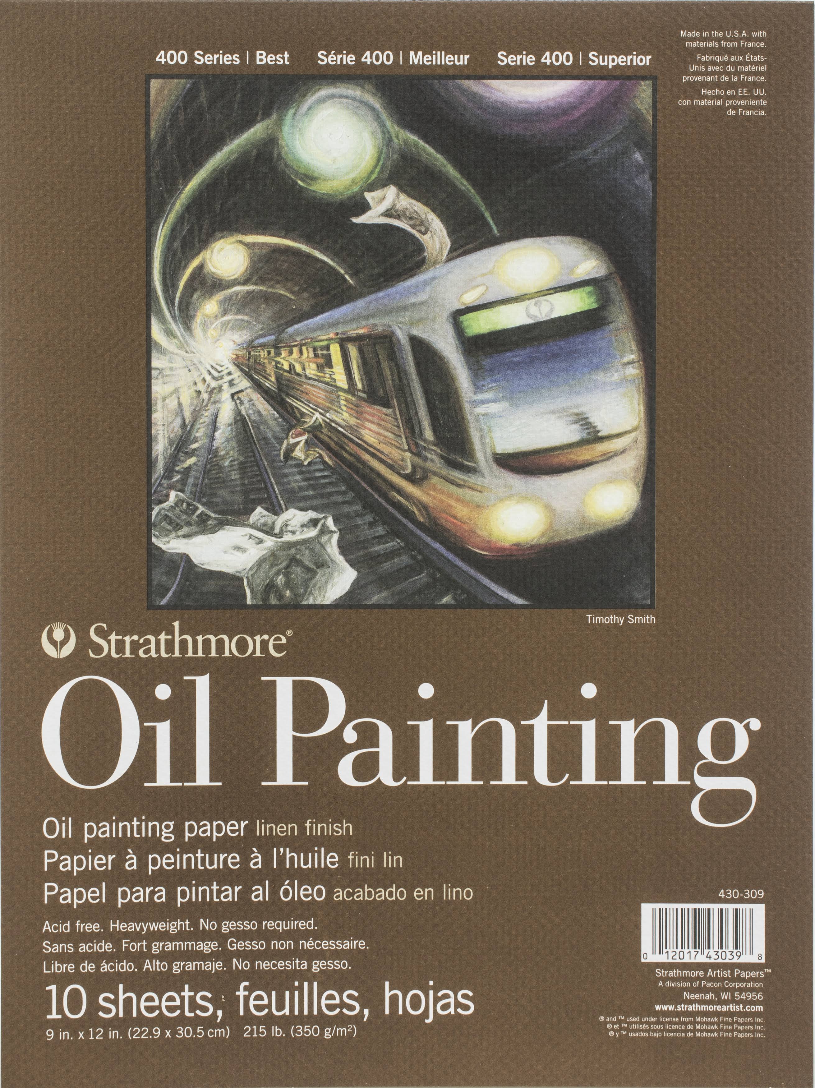 Strathmore : 400 Series : Oil Painting Pad : 9x12in : 10 Sheets
