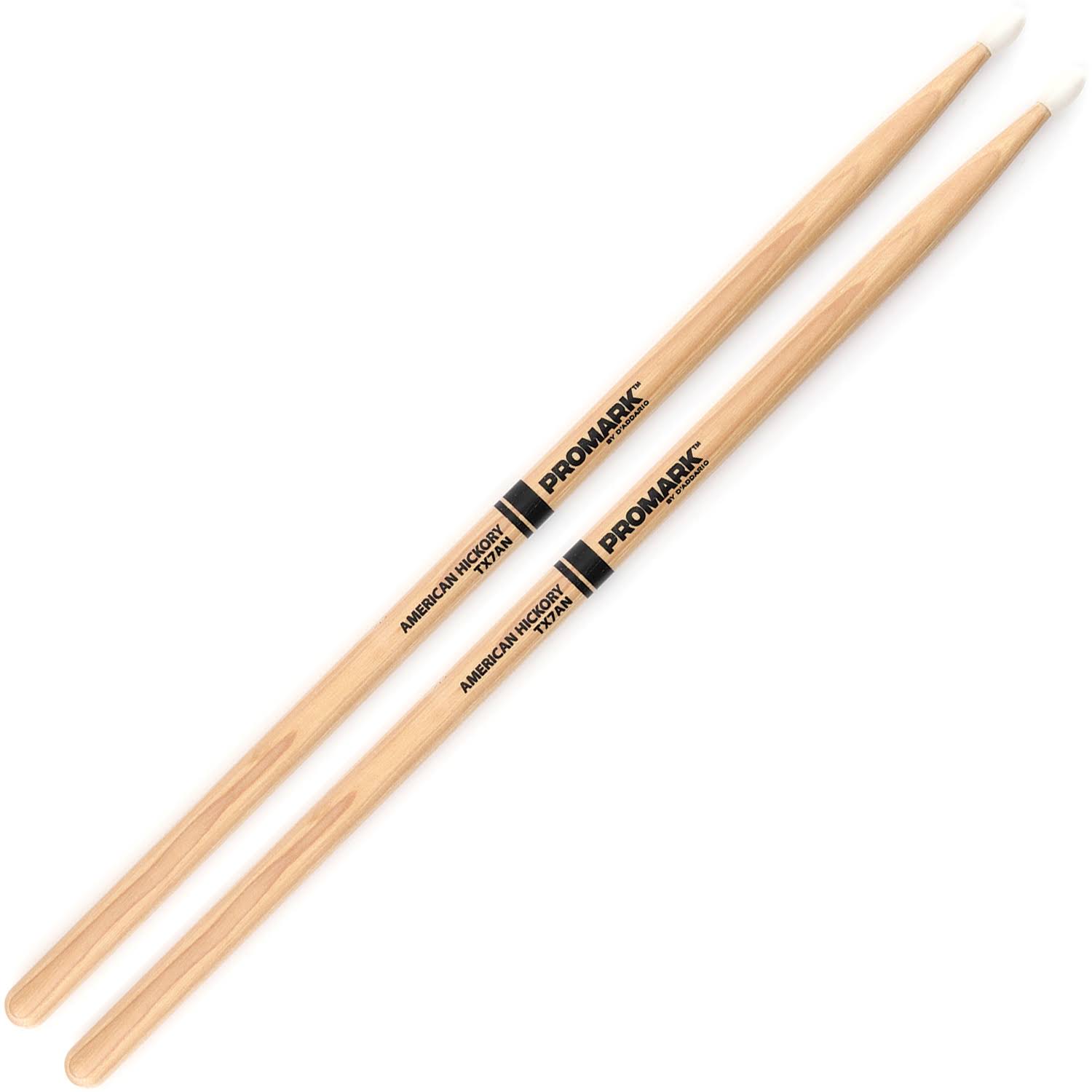 Promark TX7AN - Hickory 7A Nylon Tip Drumsticks