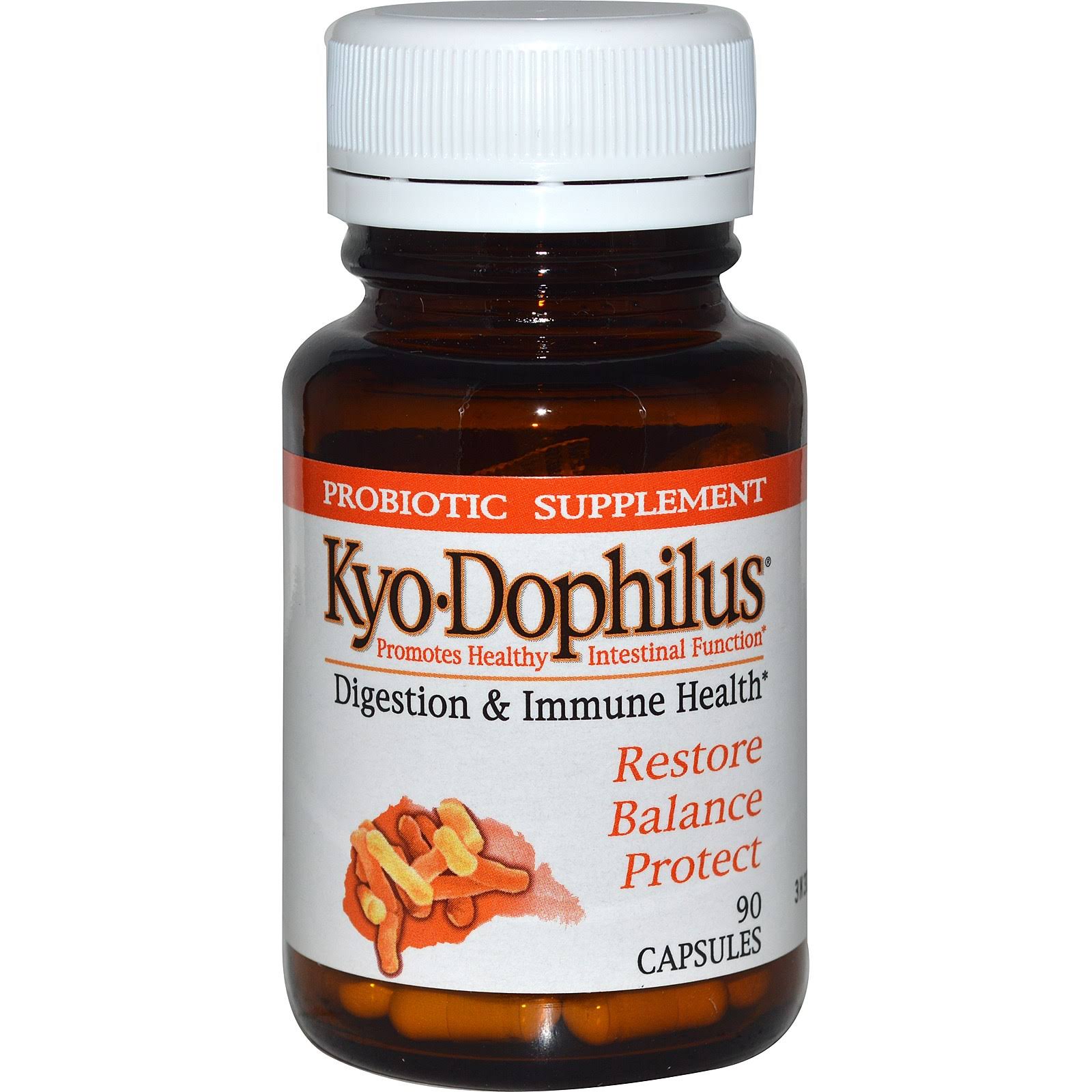 Kyolic Kyo-dophilus Digestion and Immune Health Supplement - 90 Capsules