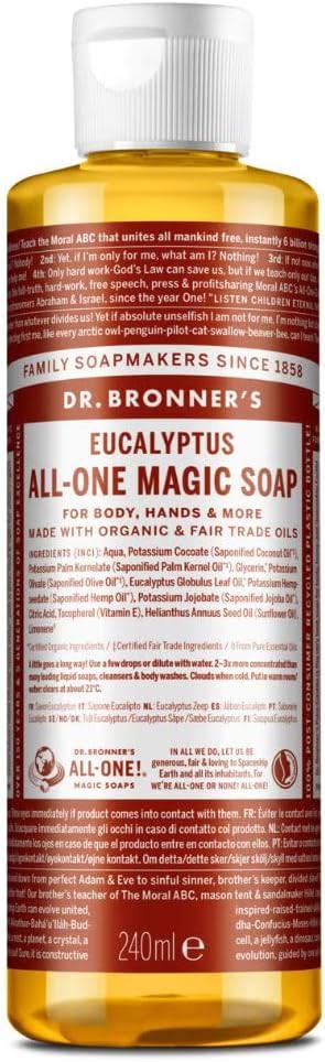 Dr. Bronner's Pure-Castile Soap - Hemp Eucalyptus, 237ml