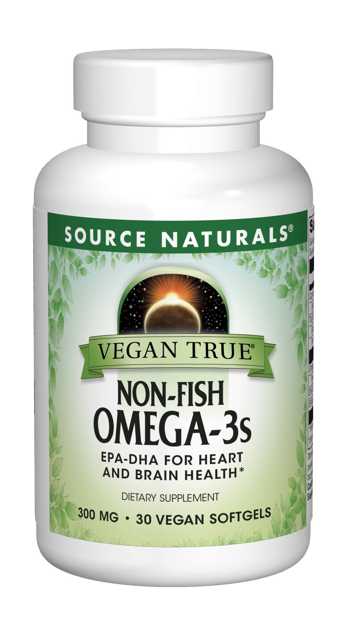 Source Naturals - Vegan True Non-Fish Omega-3s - 30 Vegan Softgels