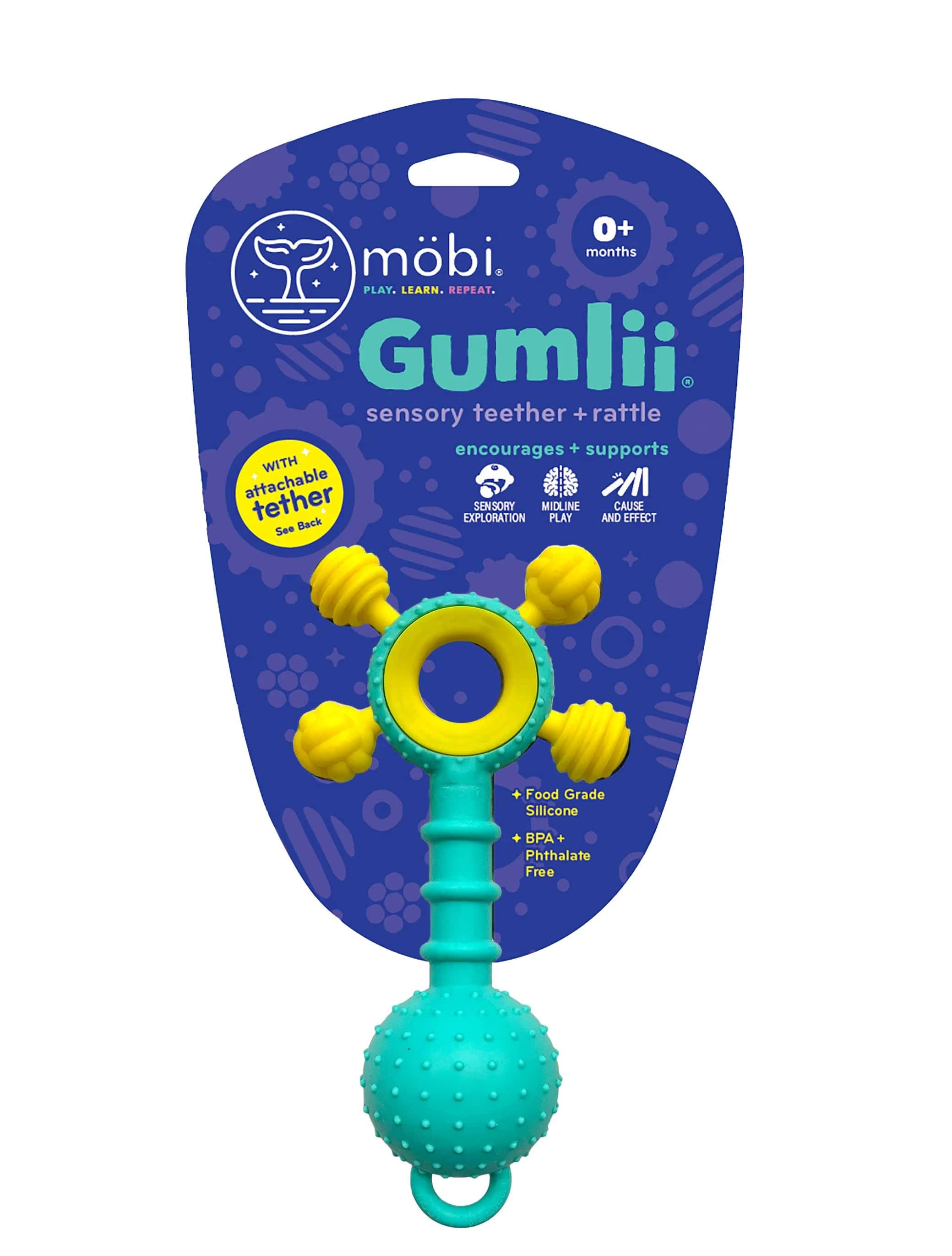 Mobi Gumlii Sensory Teether & Rattle