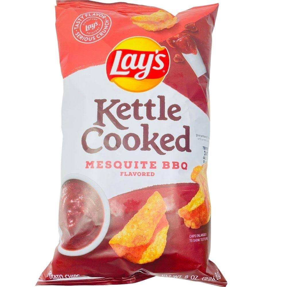 Lay's Kettle Cooked Potato Chips - Mesquite BBQ, 8oz