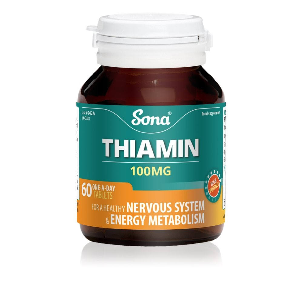 Sona Thiamin B1 100mg 60 Tablets