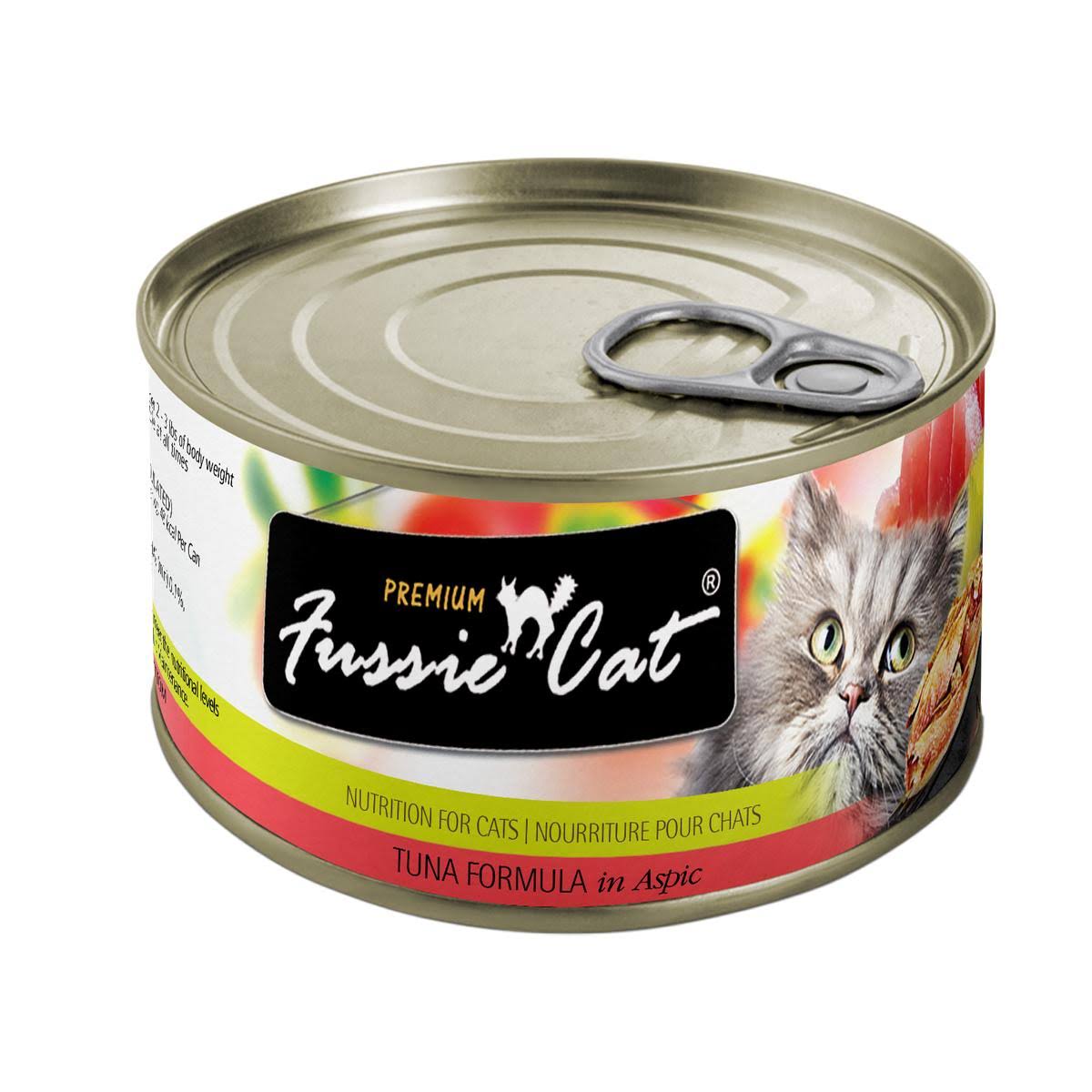 Fussie Cat Premium Tuna in Aspic Grain-Free Canned Cat Food, 5.5-oz