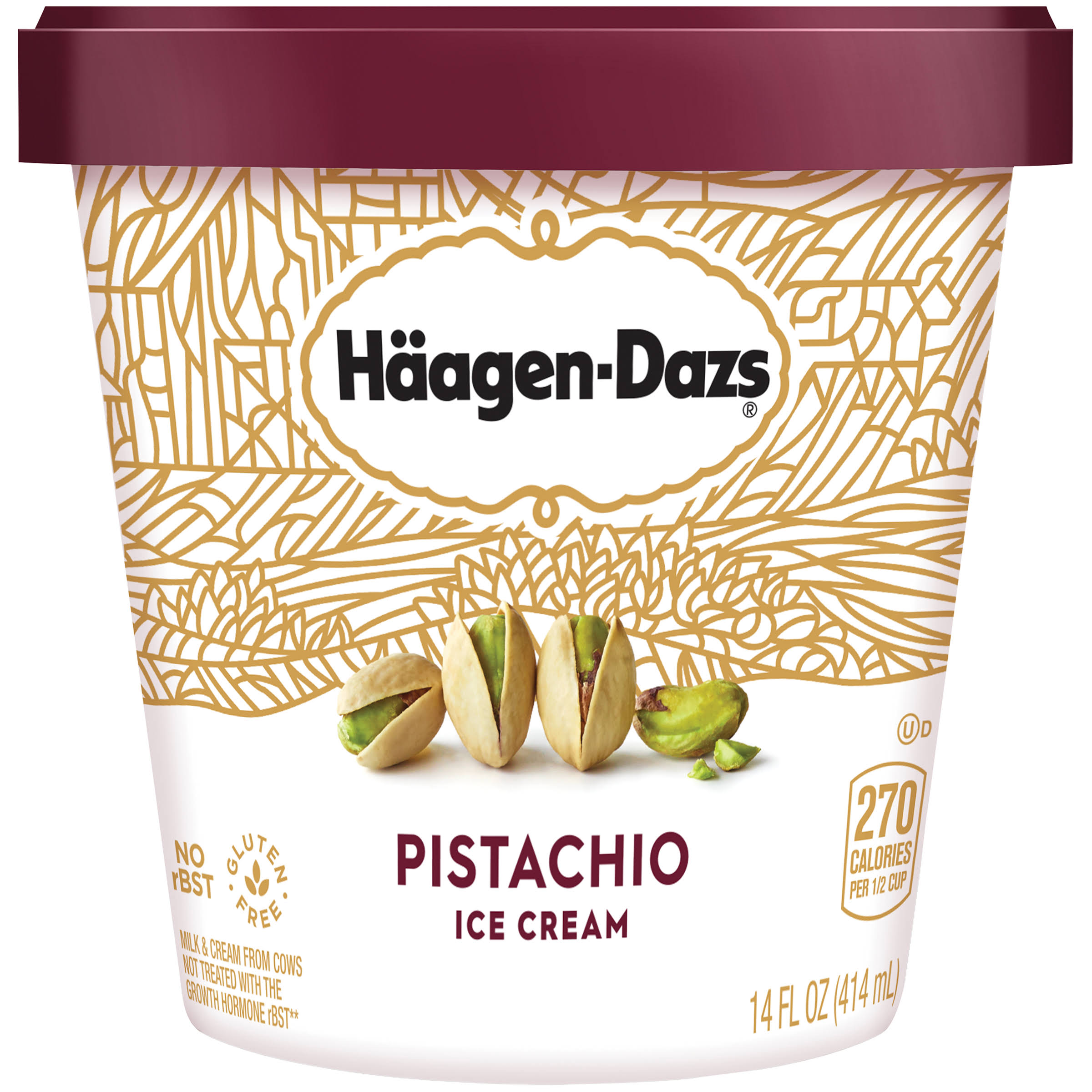 Haagen Dazs Ice Cream - 14oz, Pistachio