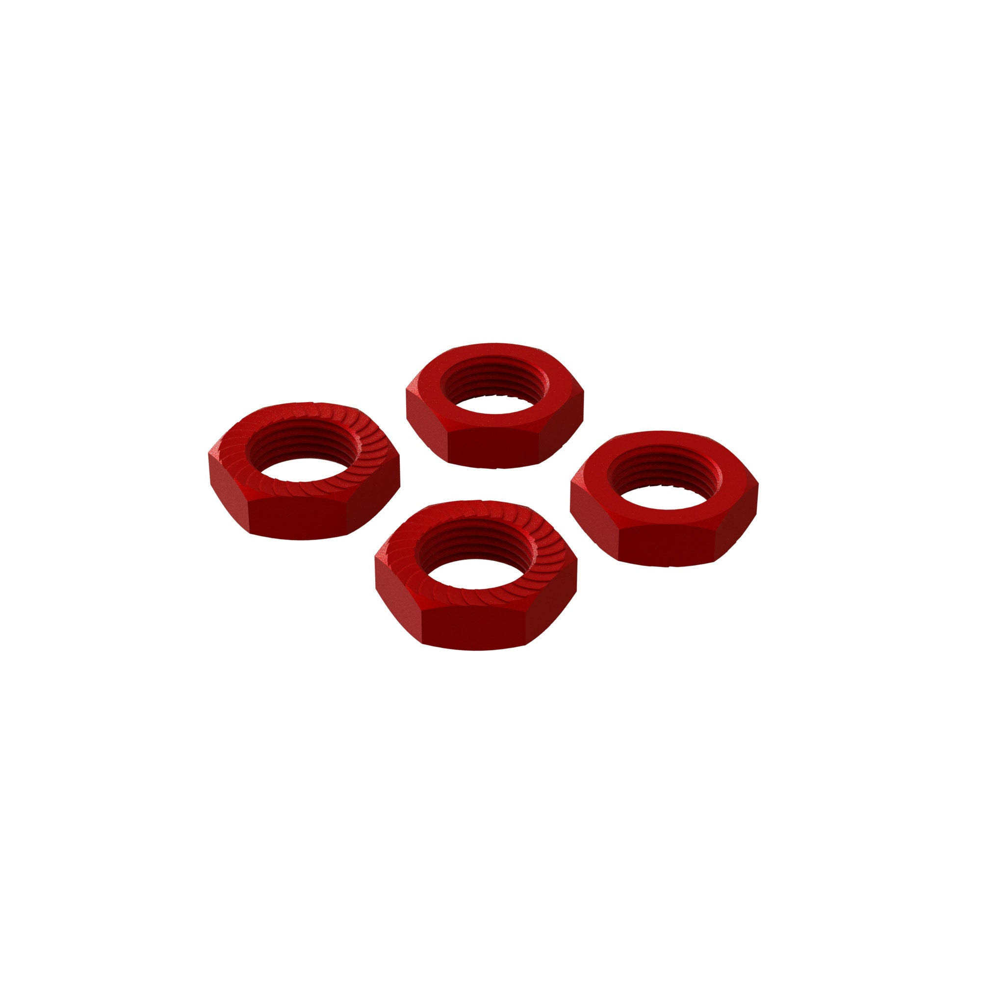 ARRMA Aluminum Wheel Nut, 17mm Red (4), ARA310906